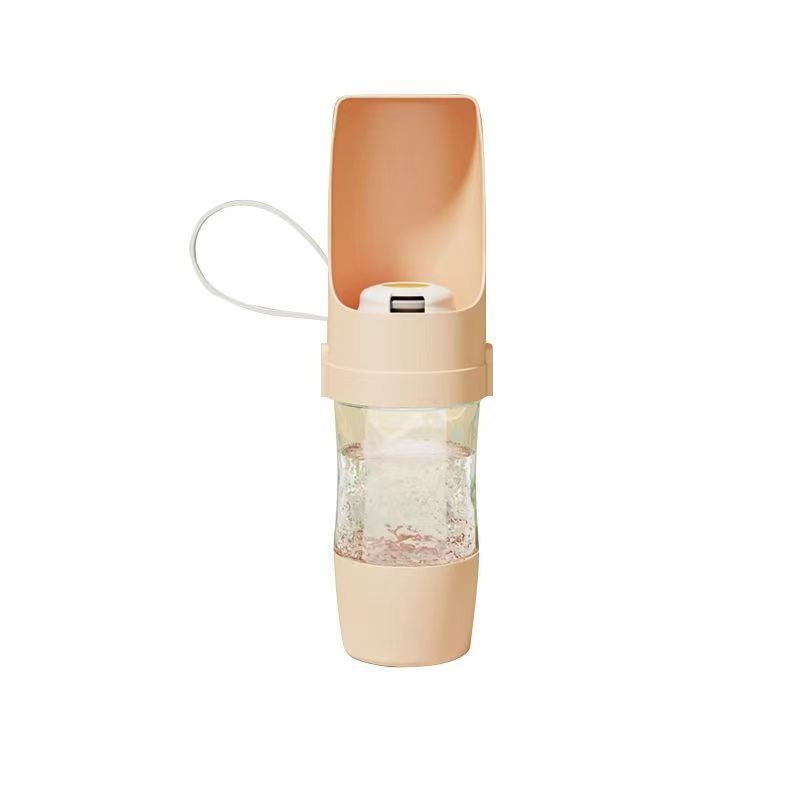 2-in-1 Portable Pet Water Bottle & Food Dispenser