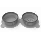 Foldable Double Pet Travel Bowl
