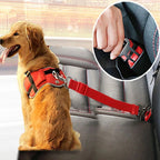 Adjustable Pet Car Seat Belt Safety Leash for Dogs & Cats