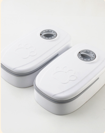 Automatic Pet Feeder with Stainless Steel Bowl