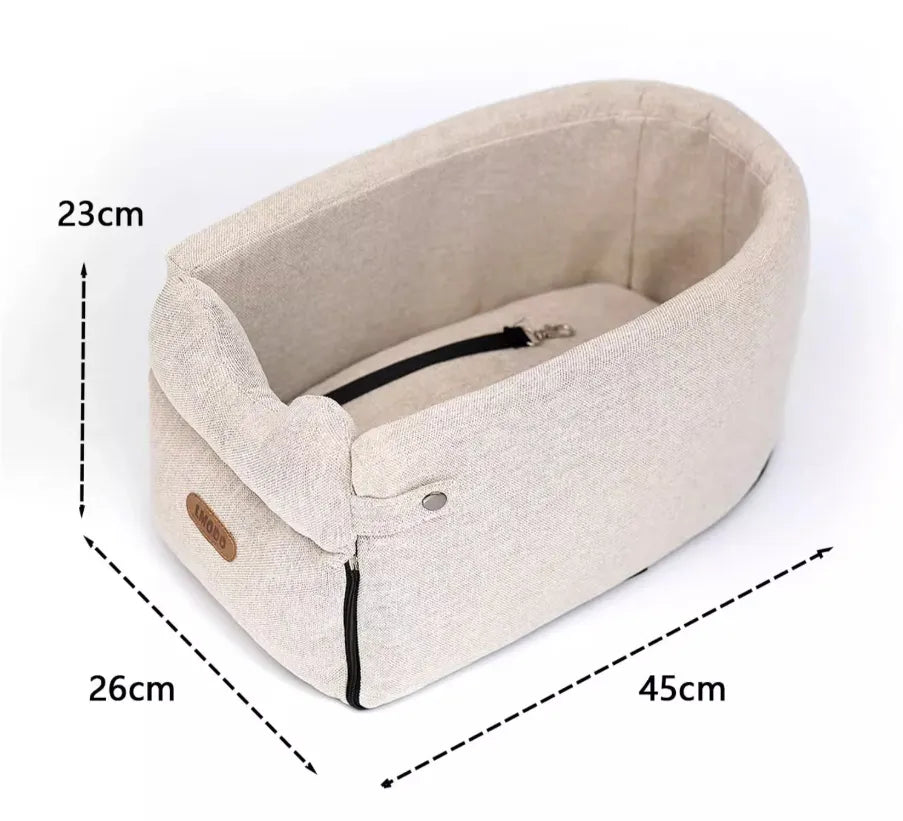 Portable Dog Car Seat Bed & Travel Carrier