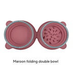 Foldable Double Pet Travel Bowl