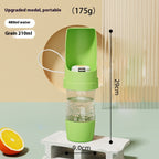 2-in-1 Portable Pet Water Bottle & Food Dispenser
