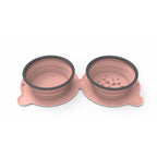Foldable Double Pet Travel Bowl