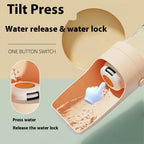 2-in-1 Portable Pet Water Bottle & Food Dispenser