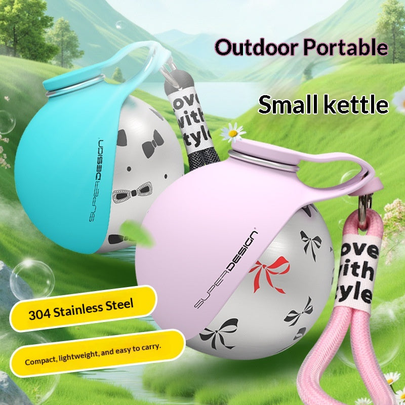 Portable Stainless Steel Dog Water Bottle & Travel Bowl